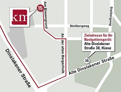 Detailkarte Anfahrtsbeschreibung Am Biesengrund 15 karte anfahrtsbeschreibung detail